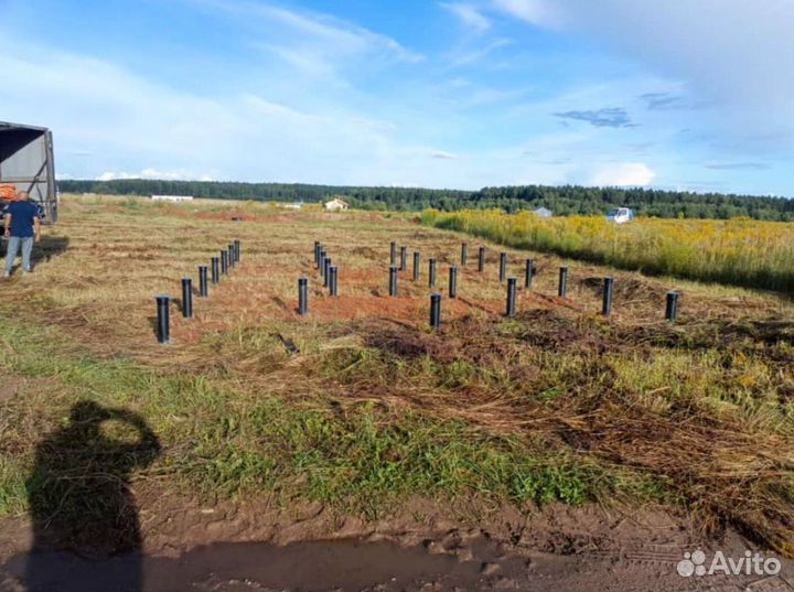 Винтовые сваи 57 - 325мм