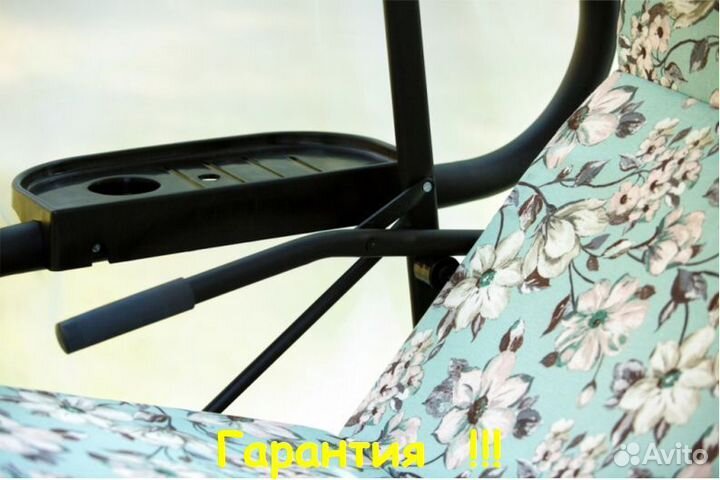 Садовые Качели 3-х местные Турин Премиум flower