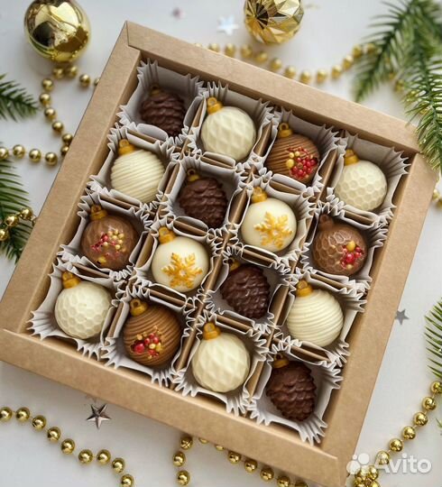 Шоколадные конфеты ручной работы