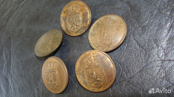 Пруссия, Германия, пуговицы 1-я Мировая Война