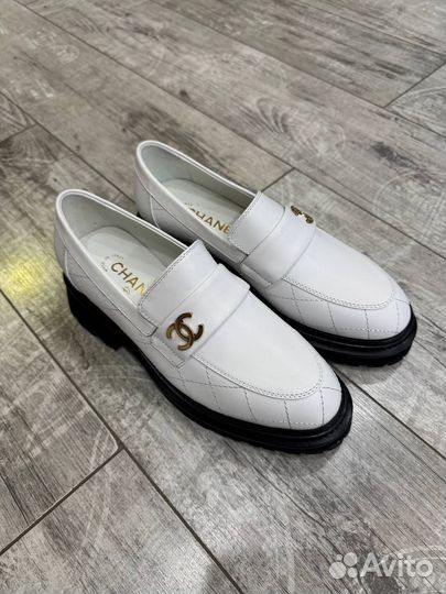 Лоферы chanel натуральная кожа