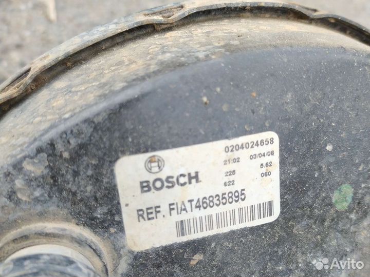 Вакуумный усилитель тормозов fiat albea