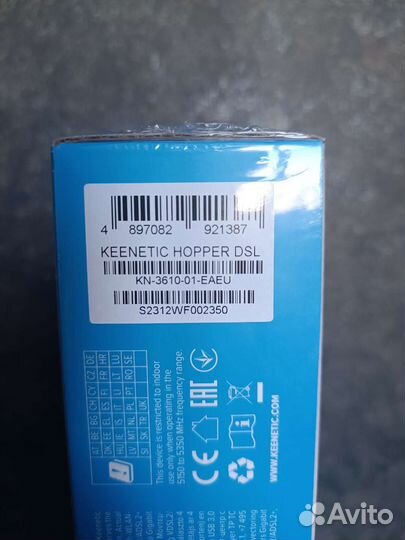 Новый Wi-Fi роутер Keenetic Hopper DSL (KN-3610)