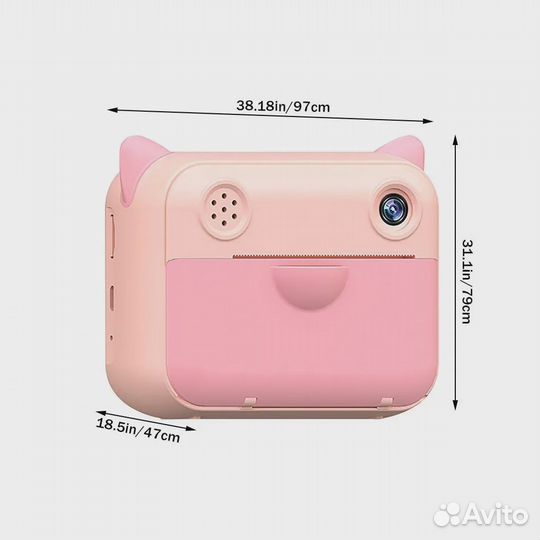 Детский фотоаппарат мгновенной печати