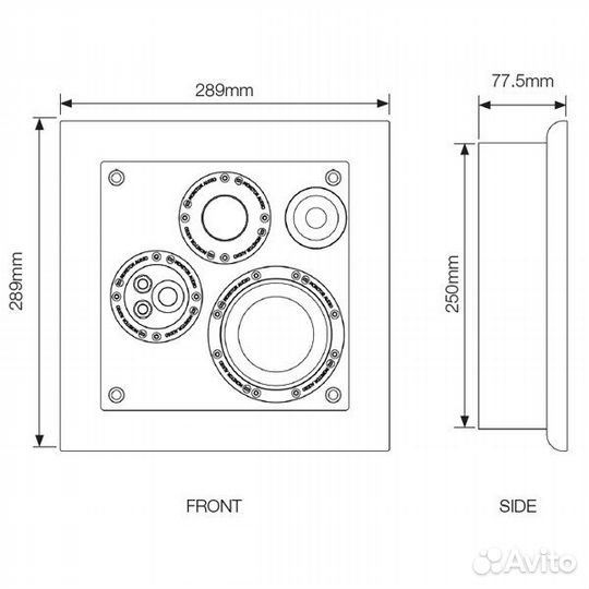 Monitor Audio Soundframe 3 OnWall Black (1 шт.)