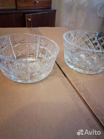 Хрустальные салатники СССР