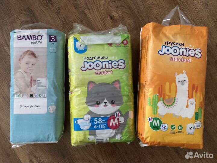 Трусики Джунис Standart размер М 6-11 кг 52шт