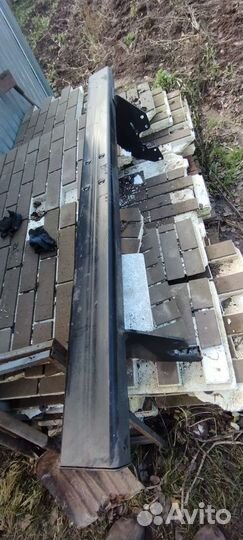 Бампер стальной на Тойота хай lux