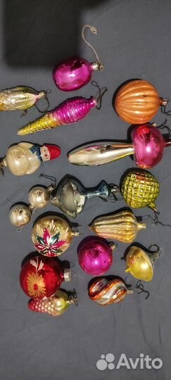 Елочные игрушки СССР одним лотом