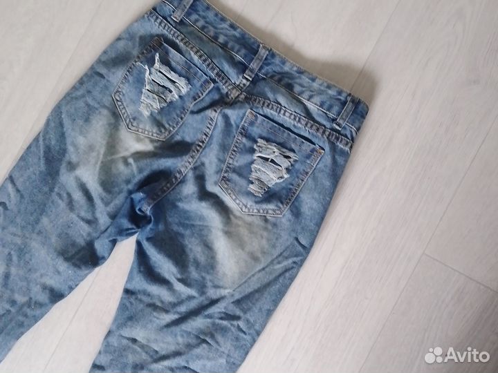 Джинсы рваные детские