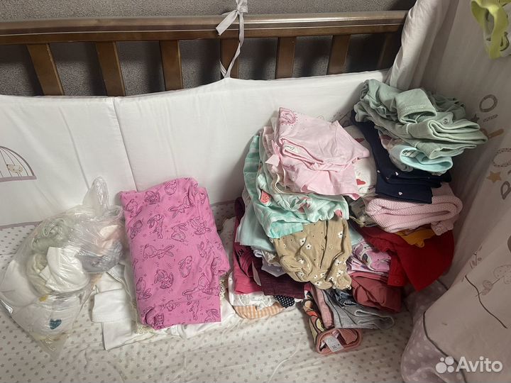 Детские вещи пакетом на девочку р.80