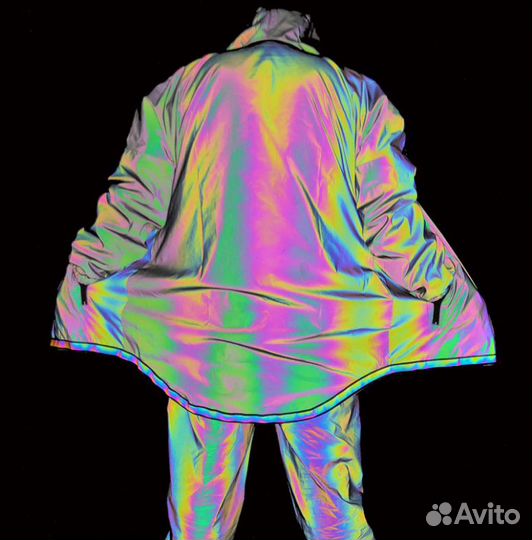 Светящаяся куртка Радуга. Хит