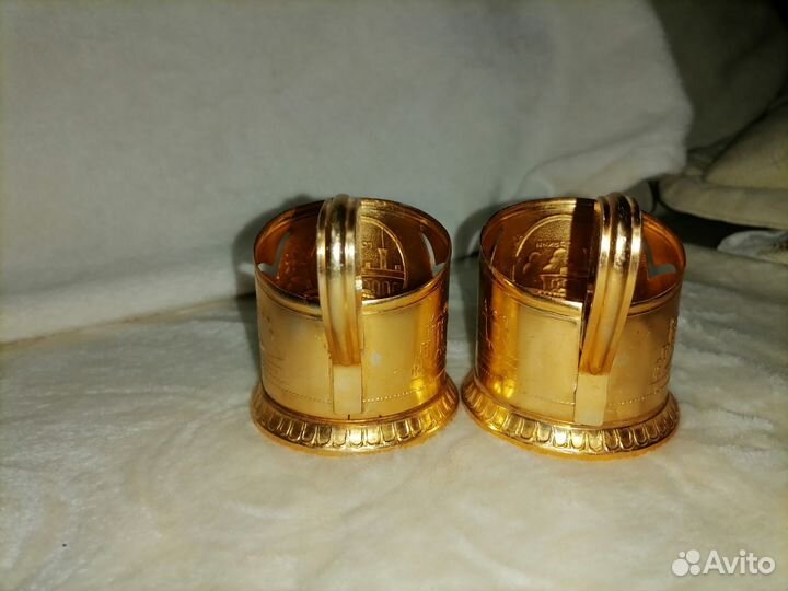 Подстаканники + стаканы СССР