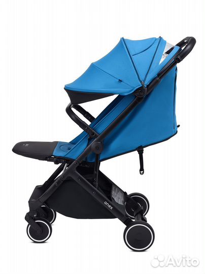 Коляска anex AIR-X blue + подстаканник и сумка