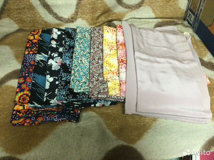 Ткань ситец, поплин,хлопок, крепдешин СССР