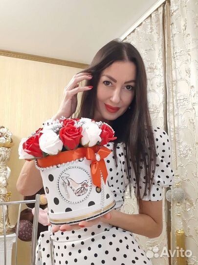 Букеты из мыльных цветов