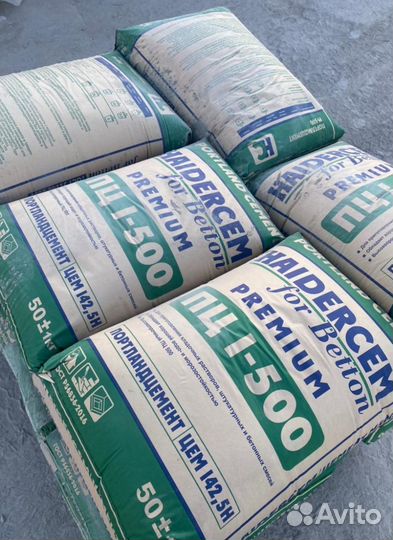 Портландцемент haidercem Premium М 500 Д0 / мешок