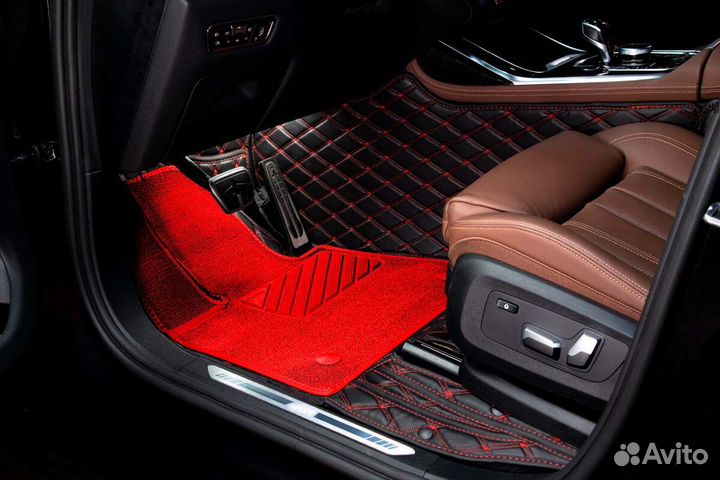 3D Коврики Range Rover Салон Багажник из Экокожи