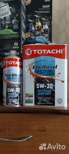 Масло моторное 5w30 totachi eco diesel