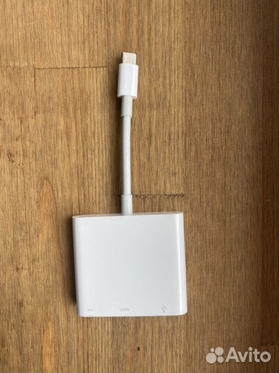 Многопортовый цифровой AV-адаптер USB-C (А1621)
