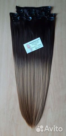 Волосы на заколках