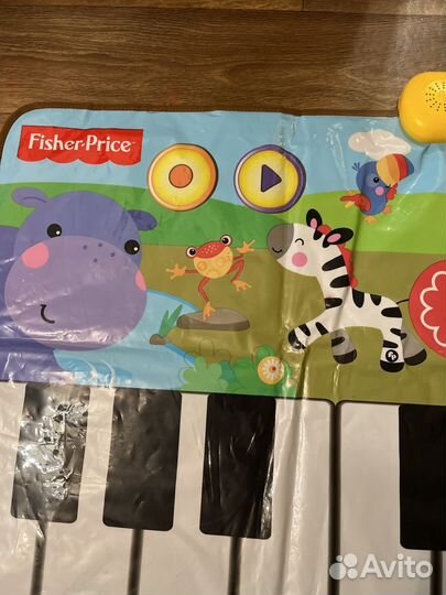 Танцевальный коврик пианино для детей fisher price