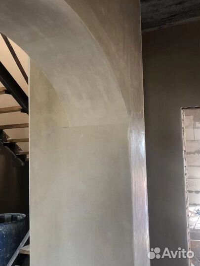 Штукатурка стен механическая машинная