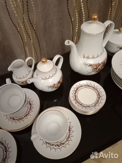 Чайно кофейный сервиз гдр