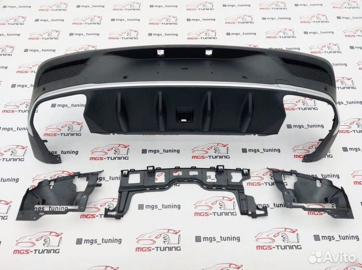 Диффузор 63 AMG Chrome на Mercedes GLE-Coupe C167