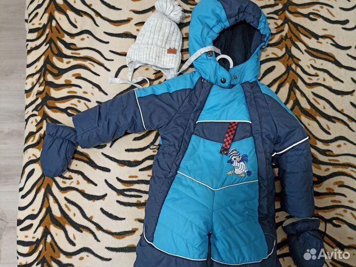 Зимний костюм для мальчика 74