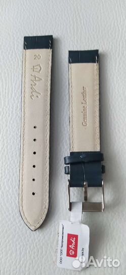 Кожаный ремень для часов, размер 20,новый