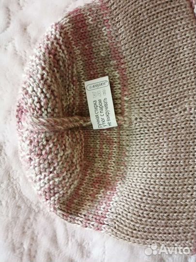 Шапка зимняя для девочки новая 7 лет и более