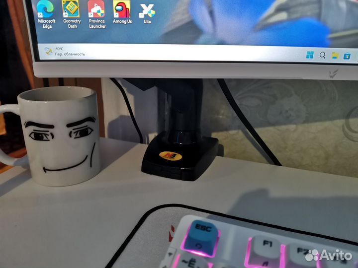 Два Мониторв 144 гц 24 дюйма ips черный и белый