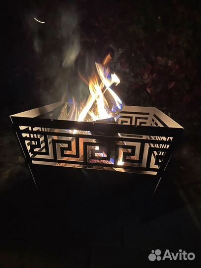 Костровая чаша с крышкой