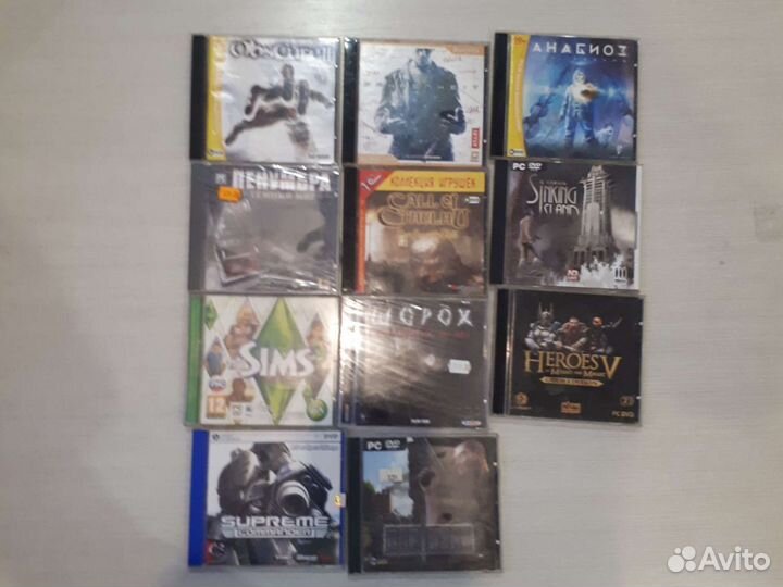 Лицензионные диски с играми для пк