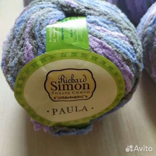 Плюшевая Пряжа Paula