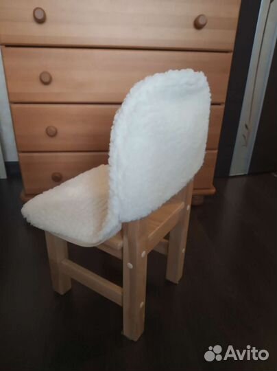 Сидушка на стульчик иск. мех