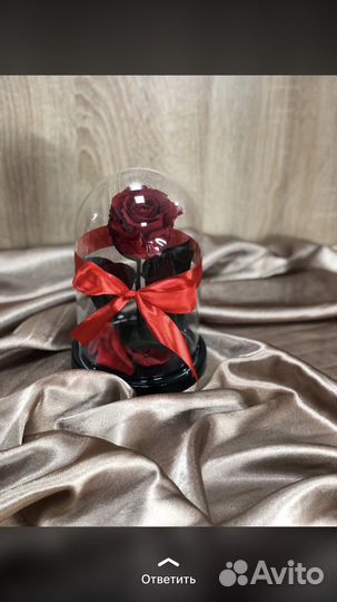 Роза в колбе