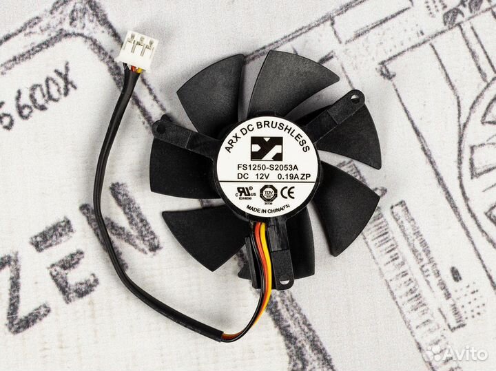 Вентиляторы для видеокарты Gigabyte GTX 1050