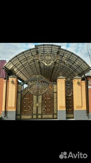 Кованый навесы