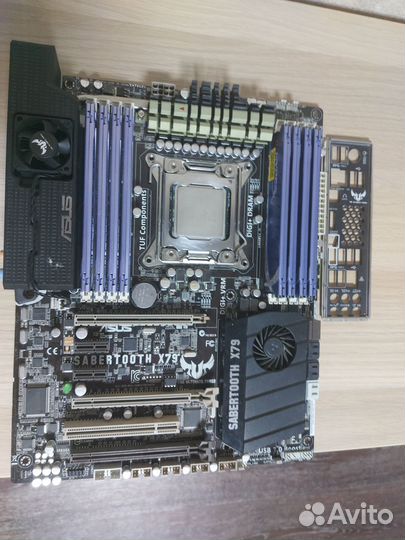 Комплект asus TUF X79 I7 3930k 32Gb RAM