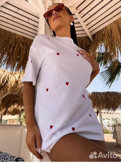 Футболка с 3D сердцем