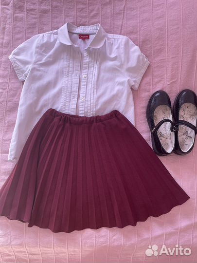 Форма бордовая 134 размер