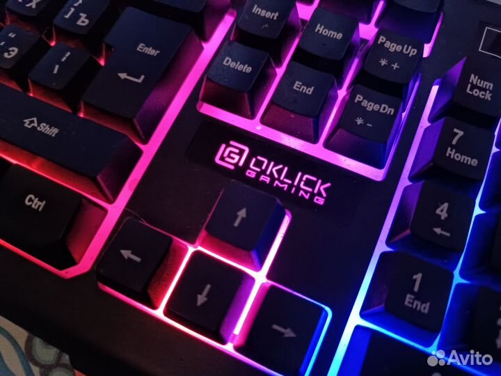 Игровая мембранная клавиатура Oklick 710G