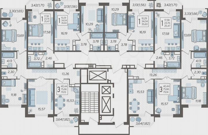 Квартира-студия, 25,5 м², 11/25 эт.