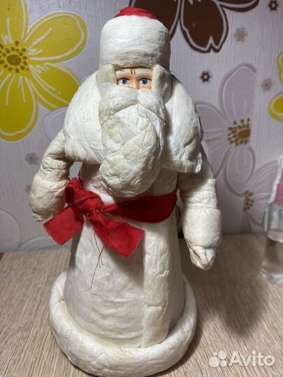 Дед Мороз ватный СССР