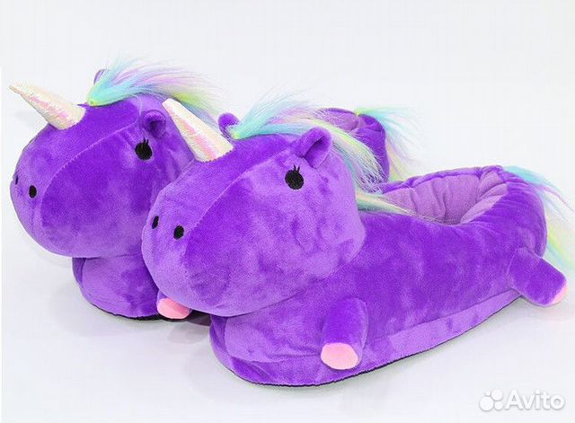 Кигуруми тапки, стич,панда,единорог,обувь.подарок