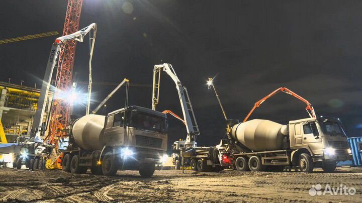 Бетон, бетононасос