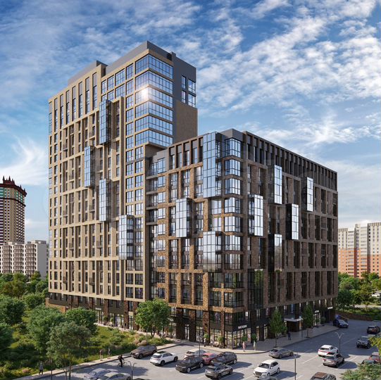 2-к. квартира, 67,4 м², 8/19 эт.