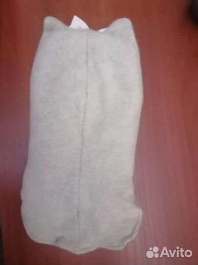 Шапка шлем детская зимняя